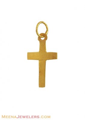 Gold Cross Pendant (Handmade) ( Jesus Cross Pendants )