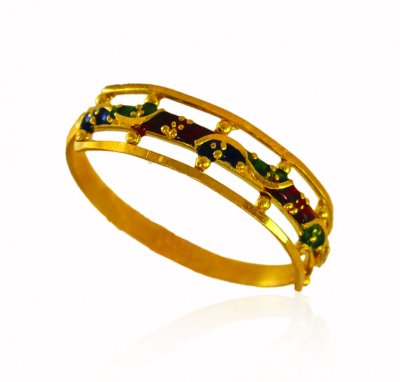 22Kt Gold Ring For Ladies ( Ladies Gold Ring )