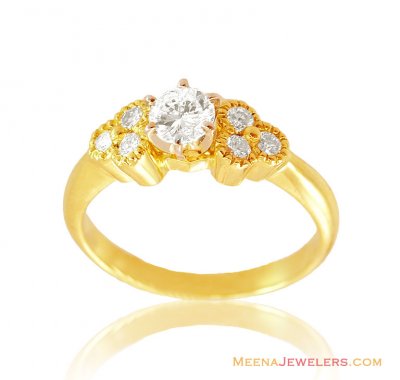 18K Fancy Diamond Ring ( Diamond Rings )