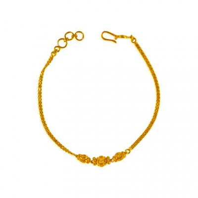 22 Kt Gold Fancy Bracelet ( Ladies Bracelets )