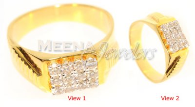 18kt Yellow Gold Diamond Ring ( Diamond Rings )