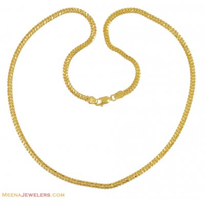 22K Gold Mens Chain(18 Inches)  ( Men`s Gold Chains )