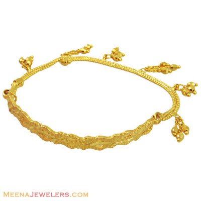 22k Gold Bangle Bracelet  ( Ladies Bracelets )