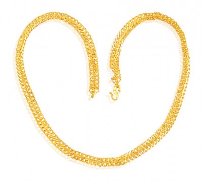 Heavy Flat Gold Chain ( Men`s Gold Chains )