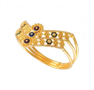 Gold Ladies Filigree Ring ( Ladies Gold Ring )