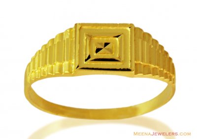 Mens Gold Ring (22 Karat) ( Mens Gold Ring )