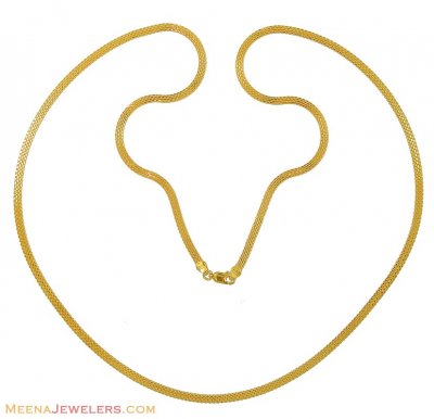 22Kt Gold Mens Chain (28 Inches) ( Men`s Gold Chains )