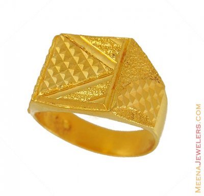 Exquisite Mens Ring (22kt) ( Mens Gold Ring )