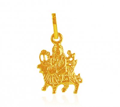 22kt Gold Durga Jee Pendant ( Ganesh, Laxmi and other God Pendants )