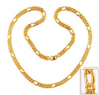 Gold Figaro Chain (19 In) ( Men`s Gold Chains )
