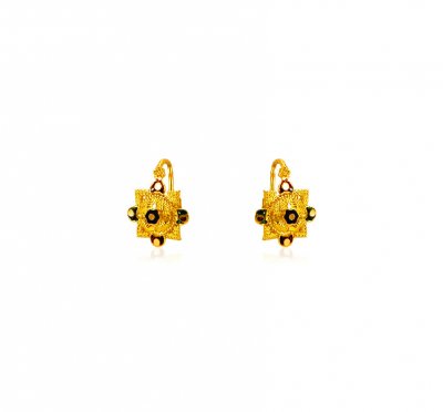 Amazon.com: 14k Yellow Gold Quinceanera Cubic Zirconia Children Screwback Baby  Girls Earrings: Clothing, Shoes & Jewelry