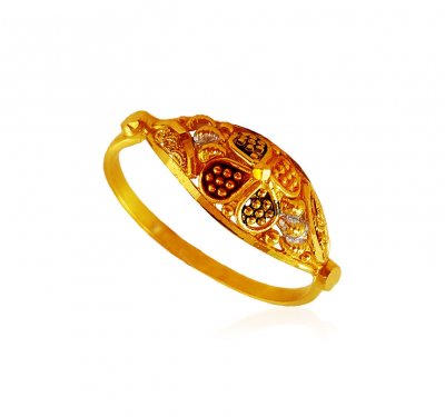 22kt Yellow Gold Baby Ring ( 22Kt Baby Rings )