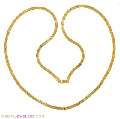 22k Long Gold Chain(24 inches) ( Men`s Gold Chains )