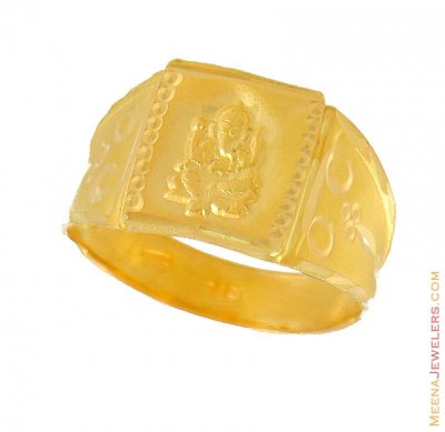 22Kt Religious Ganesh Ring ( Religious Rings )