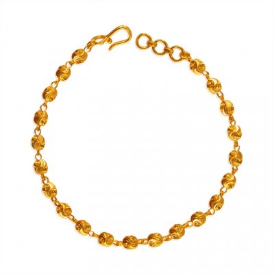 22k Gold bracelet for ladies - BrLa23011 - 22k Gold bracelet for ladies ...