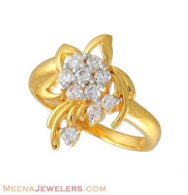 22Kt Fancy Signity Ring ( Ladies Signity Rings )
