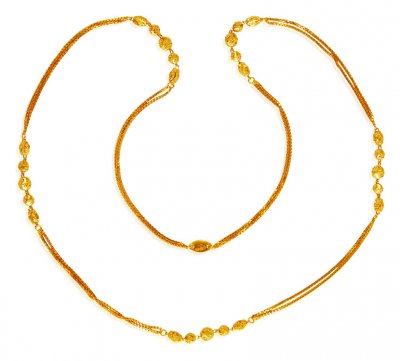 22 Karat Gold Chain 24In ( 22Kt Long Chains (Ladies) )