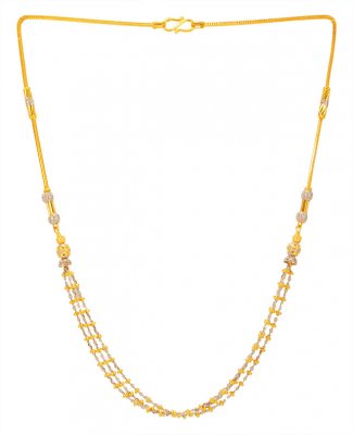 22kt Gold Fancy Necklace Chain ( 22Kt Gold Fancy Chains )