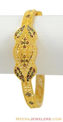22K Gold Bangle (Indian Design) ( Antique Bangles )