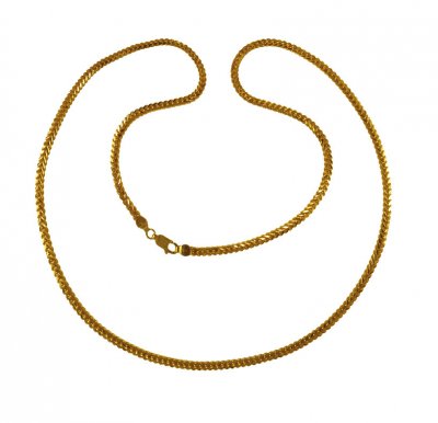 22Kt Gold Chain (24 In) ( Men`s Gold Chains )