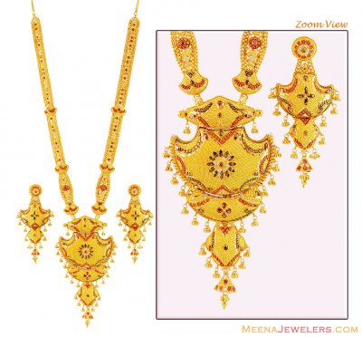 22k Gold Bridal Patta Haar ( Bridal Necklace Sets )
