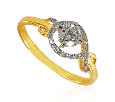 18kt Gold Diamond Ring  ( Diamond Rings )