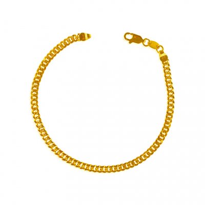 22kt Gold Bracelet (Unisex) ( Men`s Bracelets )