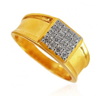 Designer Mens Genuine Diamond Ring ( Diamond Rings )