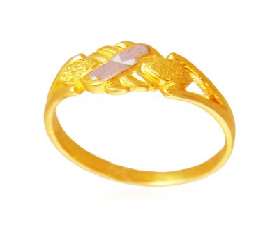 22k Fancy Ladies Gold Ring ( Ladies Gold Ring )