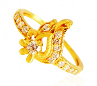 22k Gold Ladies Ring ( Ladies Signity Rings )