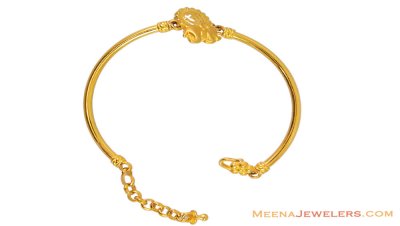 22K Gold Baby Bangle Bracelet ( 22Kt Baby Bracelets )