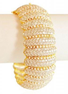 Gold Exclusive Bangle (22 Kt Gold) ( Stone Bangles )