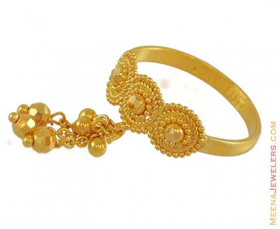 22K gold fancy ring ( Ladies Gold Ring )