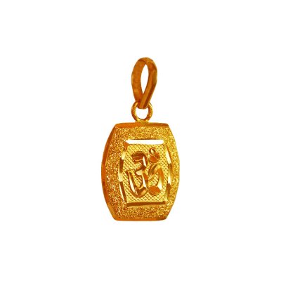 22kt Gold Holy OM Pendant  ( Om Pendants )