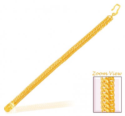 22K Gold Bracelet For Mens ( Men`s Bracelets )