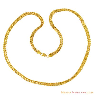 22K Yellow Gold Mens Chain  ( Men`s Gold Chains )