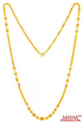22Kt Gold Designer Long Chain ( 22Kt Long Chains (Ladies) )