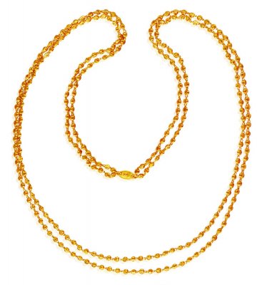 22K two Layered Chain (26 inch) ( 22Kt Long Chains (Ladies) )