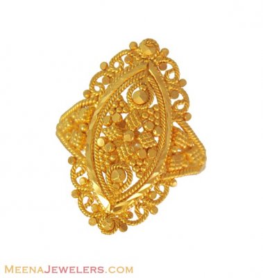 22k Gold Ring (Baby Girl) - BjRi10929 - 22k gold baby gold ring (baby ...