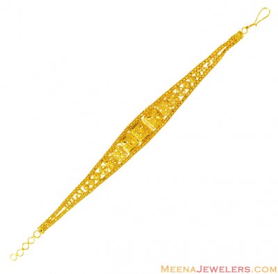 22K Gold Filigree Bracelet ( Ladies Bracelets )