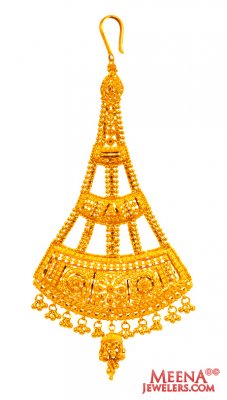 22Kt Gold Bridal Maang Tikka ( Gold Tikka )