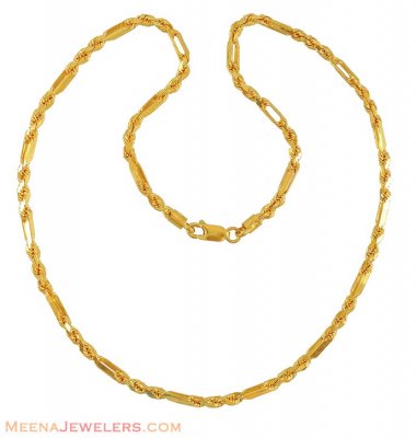 Gold Rope Chain ( Men`s Gold Chains )