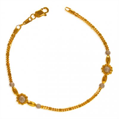 22KT Gold Bracelet For Ladies ( Ladies Bracelets )