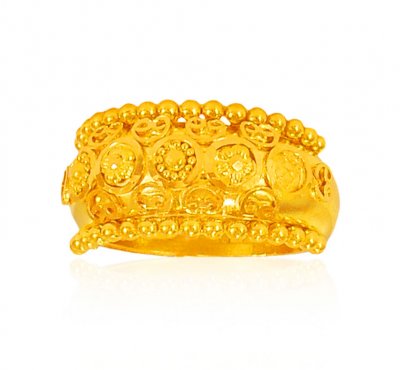 22 kt Yellow Gold Ladies Ring ( Ladies Gold Ring )