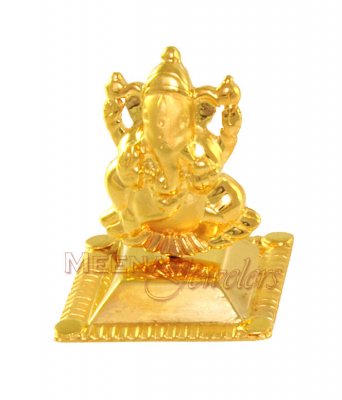 22K Gold Ganesh Murti ( Ganesh, Laxmi, Krishna and other Gods )