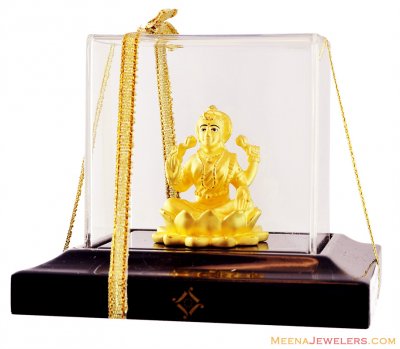 24K Holy Goddess Laxmi Gold Murti  ( Ganesh, Laxmi, Krishna and other Gods )