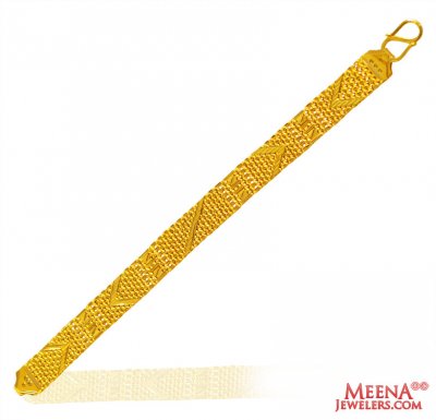 22 Karat Gold Mens Bracelet ( Men`s Bracelets )