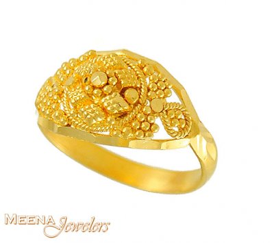 Filigree Gold Ring  ( 22Kt Baby Rings )