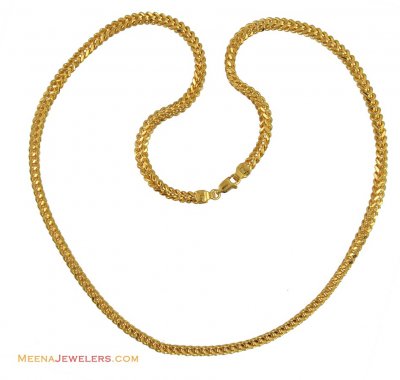 22k Heavy Gold Chain (24 Inch) ( Men`s Gold Chains )