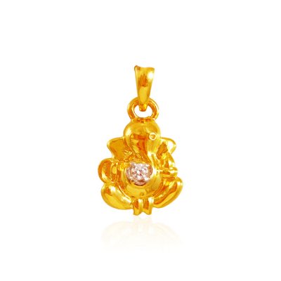 22Kt Gold Ganpati Jee Pendant ( Ganesh, Laxmi and other God Pendants )